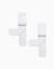 Lot de 2 paires de collants en microfibre 40 den Blanc 1 - vertbaudet enfant 