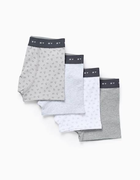 Pack 4 boxers monstres des émotions Multicolore 1 - vertbaudet enfant 