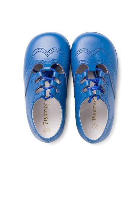 Chaussures anglaises en cuir Beige+Blanc+Bleu marine+Bleu moyen+Bordeaux+Camel+Marron 23 - vertbaudet enfant 
