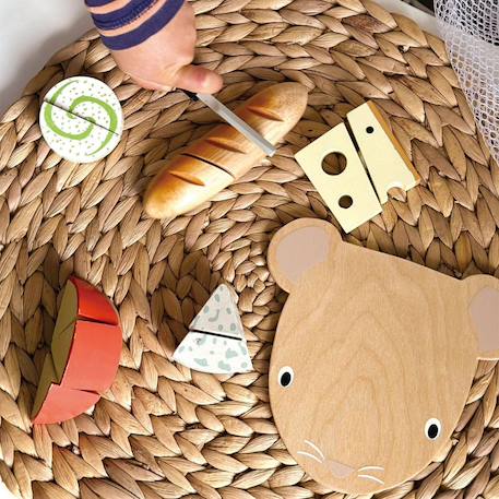 Planche à découper fromages Beige, jaune, vert 5 - vertbaudet enfant 