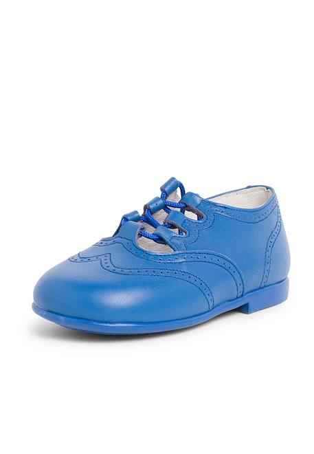 Chaussures anglaises en cuir Beige+Blanc+Bleu marine+Bleu moyen+Bordeaux+Camel+Marron 20 - vertbaudet enfant 