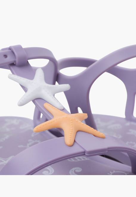 Sandales plage étoiles couleurs pastel Mauve+Menthe+Rose perle 6 - vertbaudet enfant 