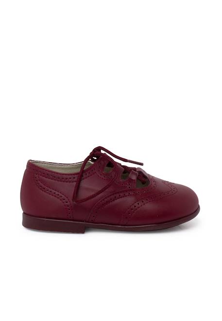 Chaussures anglaises en cuir Beige+Blanc+Bleu marine+Bleu moyen+Bordeaux+Camel+Marron 24 - vertbaudet enfant 