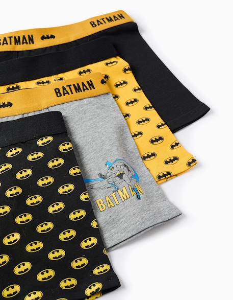 Pack 4 boxers batman Multicolore 3 - vertbaudet enfant 