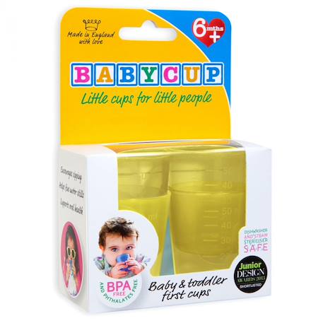 Lot de 4 premières tasses d'apprentissage Bleu+Jaune 6 - vertbaudet enfant 
