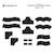 Jeu de construction magnétique pack rampes routières et intersections, 16 pièces Noir 6 - vertbaudet enfant 