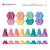Jeu de construction magnétique pastel pack géométrique, 40 pièces Pastel 6 - vertbaudet enfant 
