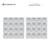 Jeu de construction magnétique clair paquet de plaques de base, 2 pièces Transparent 6 - vertbaudet enfant 