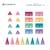 Jeu de construction magnétique pastel mini-paquet, 32 pièces Pastel 6 - vertbaudet enfant 