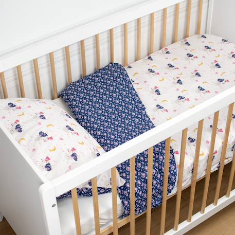 Parure de lit réversible en coton fairy flore Rose 2 - vertbaudet enfant 
