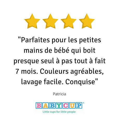 Lot de 4 premières tasses d'apprentissage Bleu+Jaune 7 - vertbaudet enfant 