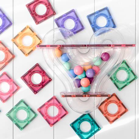 Jeu de construction magnétique pastel paquet de balles, 16 pièces Pastel 4 - vertbaudet enfant 