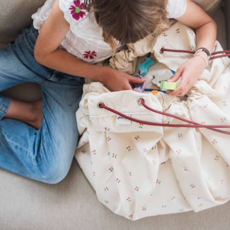 Tapis et sac de rangement cherry Rose 3 - vertbaudet enfant 