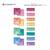 Jeu de construction magnétique pastel paquet carré, 40 pièces Pastel 6 - vertbaudet enfant 
