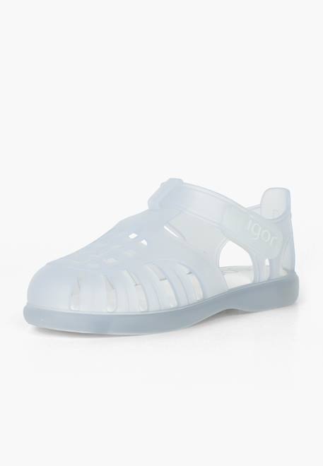 Sandales plage basiques à scratch tobby Blanc+Bleu+Bleu marine+Rose 2 - vertbaudet enfant 