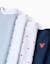 Lot de 4 bodies en coton hearts Multicolore 4 - vertbaudet enfant 