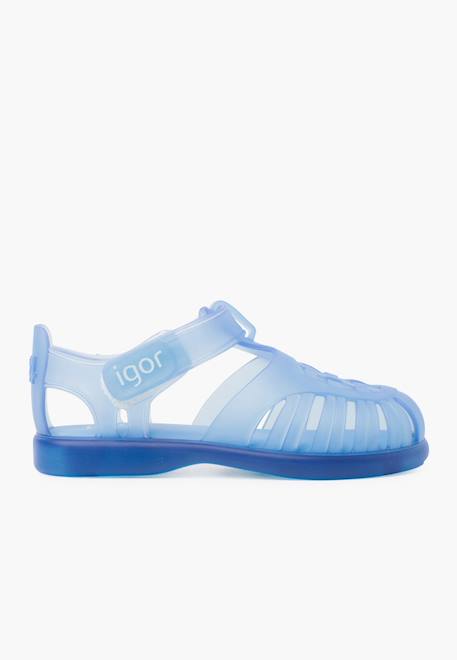 Sandales plage basiques à scratch tobby Blanc+Bleu+Bleu marine+Rose 7 - vertbaudet enfant 