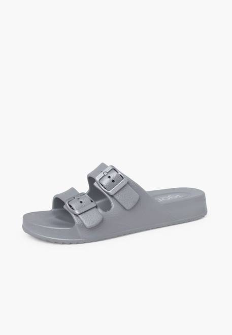 Sandales  double boucle couleurs métalliques Argent 2 - vertbaudet enfant 