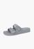 Sandales  double boucle couleurs métalliques Argent 2 - vertbaudet enfant 