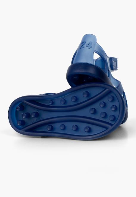 Sandales plage basiques à scratch tobby Blanc+Bleu+Bleu marine+Rose 15 - vertbaudet enfant 