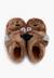 Chaussons animaux peluche Taupe 5 - vertbaudet enfant 