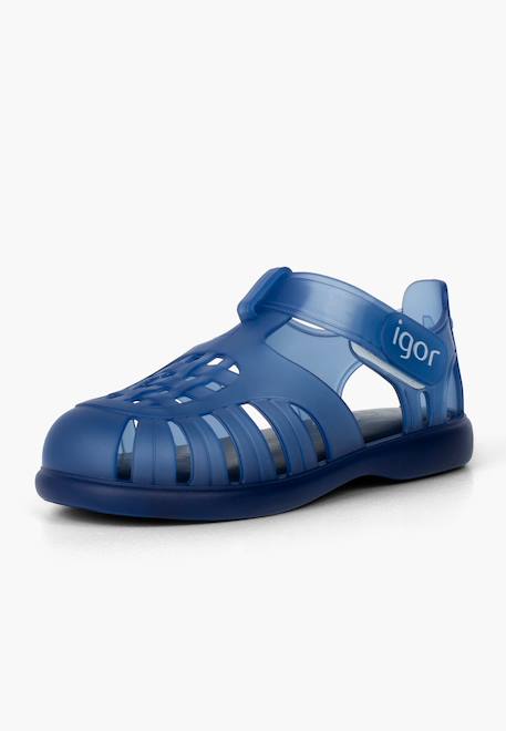 Sandales plage basiques à scratch tobby Blanc+Bleu+Bleu marine+Rose 14 - vertbaudet enfant 