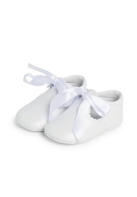 Salomés bébé pour cérémonies Beige+Blanc 10 - vertbaudet enfant 
