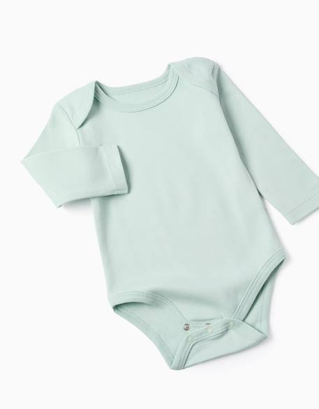 Lot de 4 bodies en coton Multicolore 3 - vertbaudet enfant 