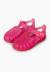 Sandales plage basiques à scratch tobby Blanc+Bleu+Fucsia+Rose 16 - vertbaudet enfant 