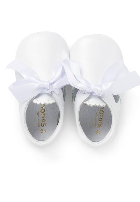 Salomés bébé pour cérémonies Beige+Blanc 12 - vertbaudet enfant 