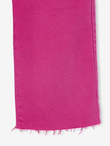 Pantalon cargo large fille fuchsia 5 - vertbaudet enfant 
