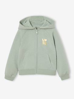 -Sweat fille zippé à capuche sport 