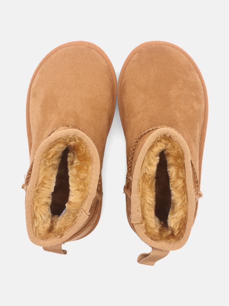 Bottine basses Camel+Marron 73+Noir 4 - vertbaudet enfant 