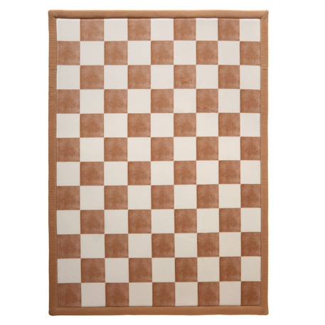Tapis enfant à mémoire de forme motif damier CLOUD SQUARES Squares 1 - vertbaudet enfant 