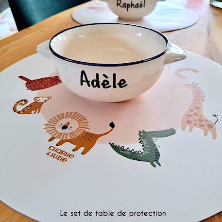 Set de table savana  les amis Multicolo 2 - vertbaudet enfant 