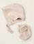 Ensemble en maille de 4 pièces en coton Beige clair 5 - vertbaudet enfant 