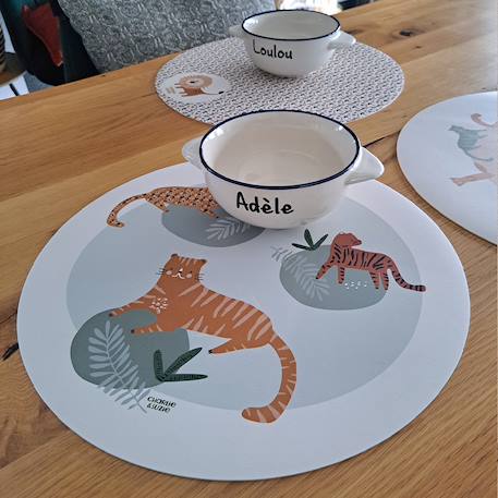 Set de table savana  les panthères Multicolo 2 - vertbaudet enfant 