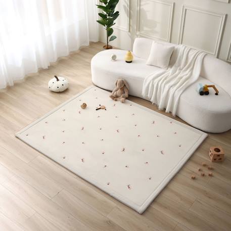 Tapis enfant à mémoire de forme imprimé petites fleurs CLOUD FLORAL Floral 2 - vertbaudet enfant 