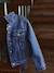 Veste jean fille personnalisable bleu clair+bleu moyen 7 - vertbaudet enfant 