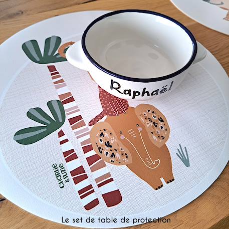 Set de table savana palmier Multicolo 5 - vertbaudet enfant 