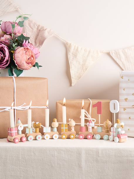 Train d’anniversaire en bois 0-99 ans, scandi Berry+Berry avec bougies+Candy+Candy avec bougies+Scandi+Scandi avec bougies 7 - vertbaudet enfant 