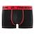 Lot de 4 boxers  coton rouge Rouge/noir 3 - vertbaudet enfant 