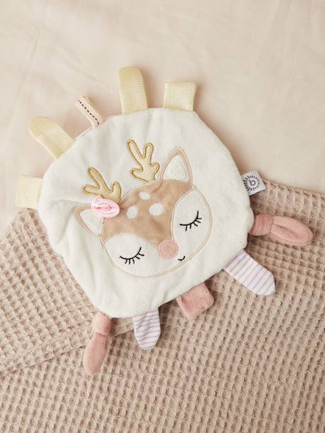 Doudou faon ella tissu froissant - peluche Faon ella 2 - vertbaudet enfant 