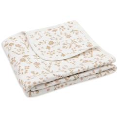 Puériculture-Chancelières, plaid-Couverture en coton fringe moonstone-ivory (75 x 100 cm)