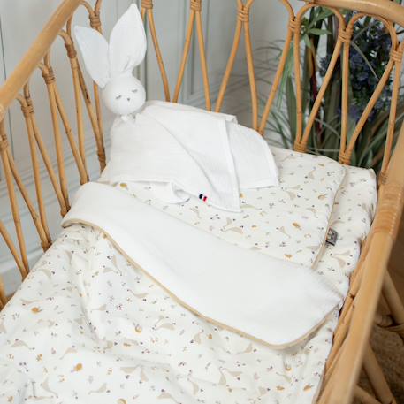 Set coussin et couverture pour berceau et couffin sidonia Sidonia, beige, écru, blanc 5 - vertbaudet enfant 