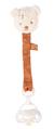 Attache-tétine bébé - orsino Blanc/marron 1 - vertbaudet enfant 