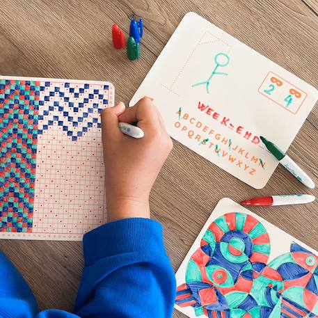 Travel game - 6 jeux nomades Multi-coloured 3 - vertbaudet enfant 