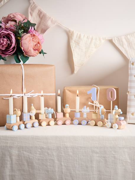 Train d’anniversaire en bois 0-99 ans, scandi Berry+Berry avec bougies+Candy+Candy avec bougies+Scandi+Scandi avec bougies 18 - vertbaudet enfant 