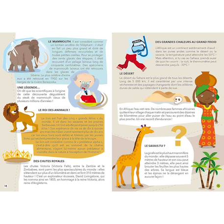 Puzzle & livre - voyagez découvrez explorez la terre Bleu 5 - vertbaudet enfant 
