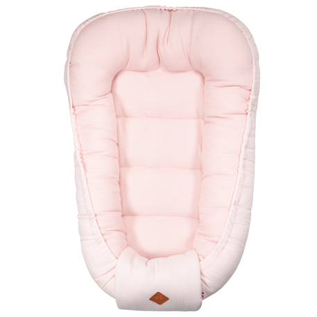 Cocon nid réducteur de lit en coton nid d'abeille Beige+Bleu+Écru+Rose 23 - vertbaudet enfant 